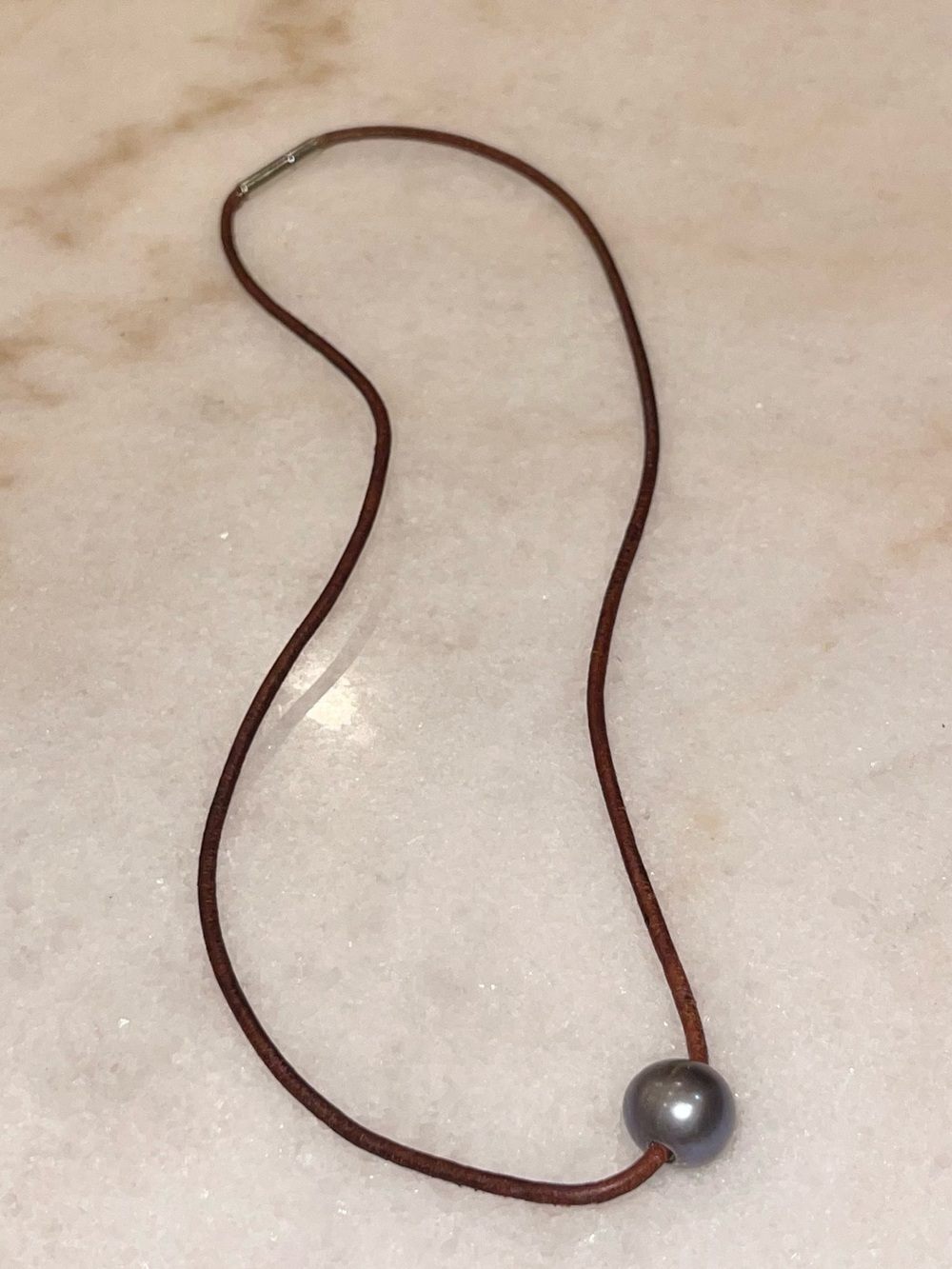 New Tahitian pearl necklace